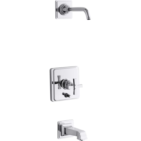 A large image of the Kohler K-T13133-3AL Polished Chrome