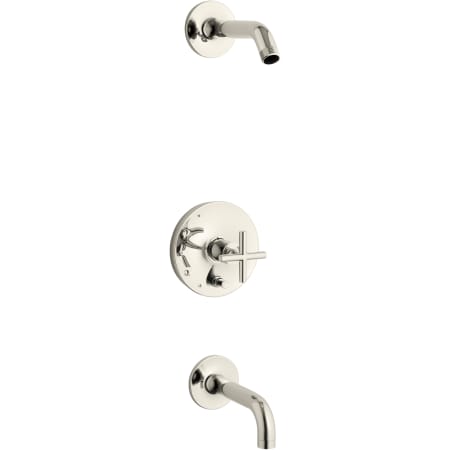 A large image of the Kohler K-T14421-3L Vibrant Polished Nickel