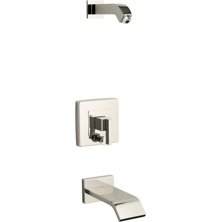 A large image of the Kohler K-T14664-4L Vibrant Polished Nickel