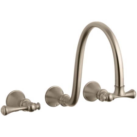 Kohler K T16107 4a Bv Brushed Bronze Revival Wall Mount