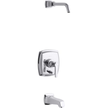 A large image of the Kohler K-T16233-4L Polished Chrome