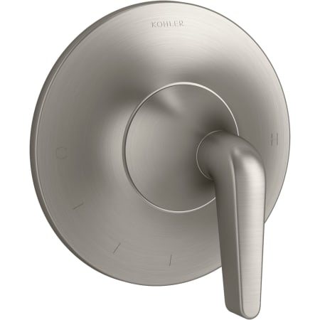 A large image of the Kohler K-T22030-4 Vibrant Brushed Nickel