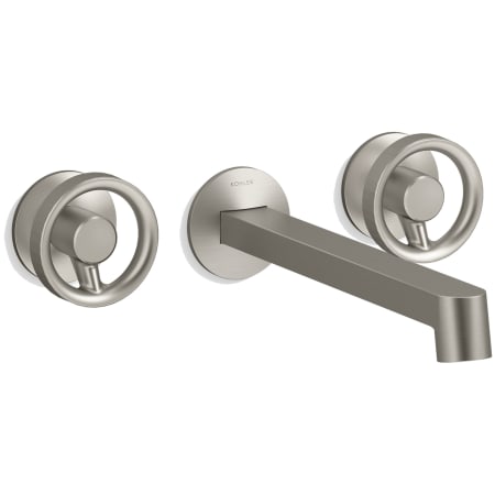 A large image of the Kohler K-T23889-9 Vibrant Brushed Nickel