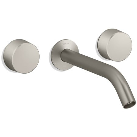 A large image of the Kohler K-T23890-8 Vibrant Brushed Nickel