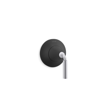 A large image of the Kohler K-T23955-4 Polished Chrome With Matte Black