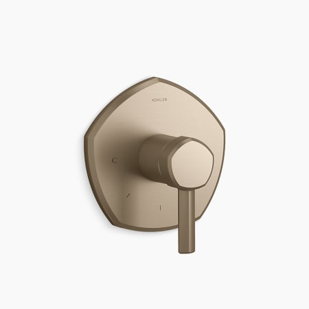 A large image of the Kohler K-T27040-4 Vibrant Brushed Bronze