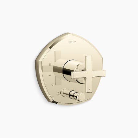 A large image of the Kohler K-T27044-3 Vibrant French Gold