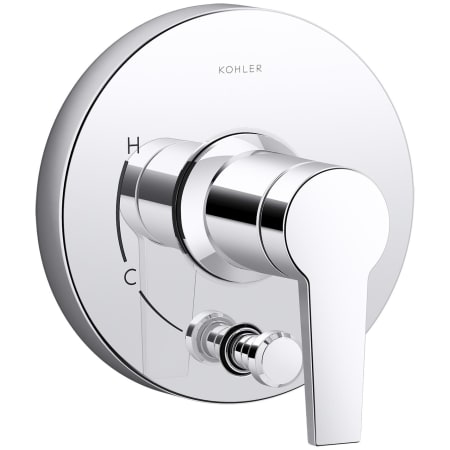 A large image of the Kohler K-T49988-4 Polished Chrome