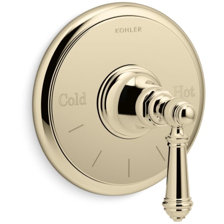 A large image of the Kohler K-T72769-4 Vibrant French Gold