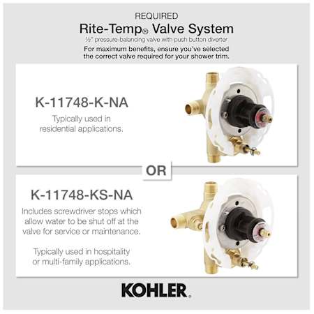 A large image of the Kohler K-T73117-3 Alternate Image