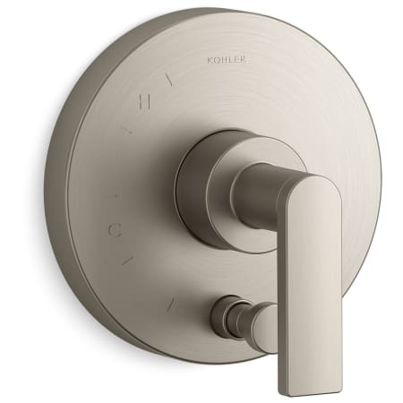 A large image of the Kohler K-T73117-4 Vibrant Brushed Nickel