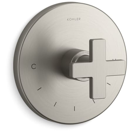 A large image of the Kohler K-T73133-3 Vibrant Brushed Nickel