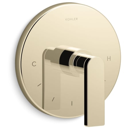 A large image of the Kohler K-T73133-4 Vibrant French Gold