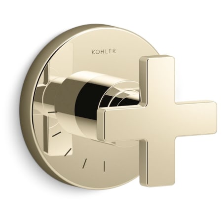 A large image of the Kohler K-T73135-3 Vibrant French Gold