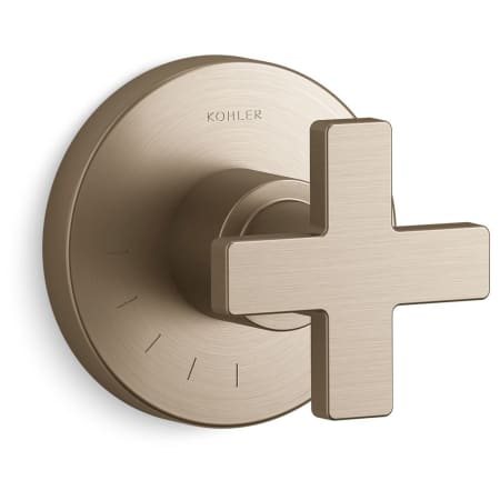 A large image of the Kohler K-T73135-3 Vibrant Brushed Bronze