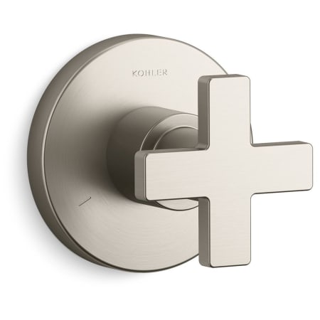 A large image of the Kohler K-T73140-3 Vibrant Brushed Nickel