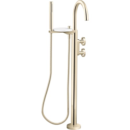 A large image of the Kohler K-T77984-9 Vibrant French Gold