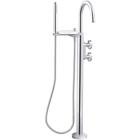 A large image of the Kohler K-T77984-9 Polished Chrome