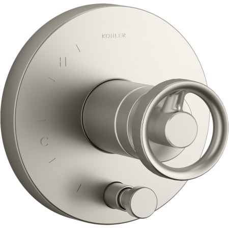 A large image of the Kohler K-T78016-9 Vibrant Brushed Nickel