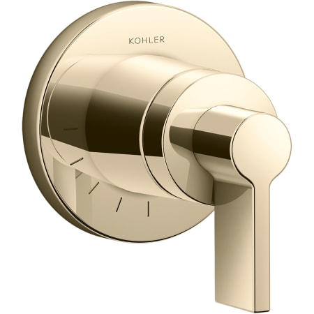 A large image of the Kohler K-T78025-4 Vibrant French Gold