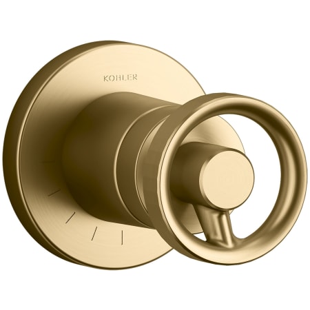 A large image of the Kohler K-T78025-9 Vibrant Brushed Moderne Brass