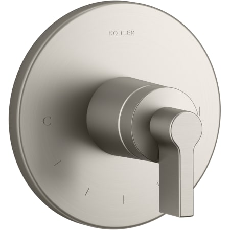 A large image of the Kohler K-T78027-4 Vibrant Brushed Nickel