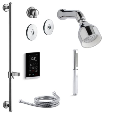 A large image of the Kohler K-TOOBI-DTV11S-E Polished Chrome