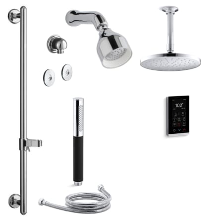 A large image of the Kohler K-TOOBI-DTV17S-E Polished Chrome