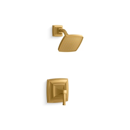 A large image of the Kohler K-TS27404-4G Vibrant Brushed Moderne Brass