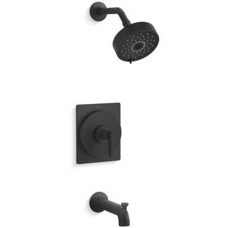 A large image of the Kohler K-TS35917-4G Matte Black