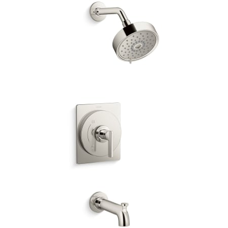 A large image of the Kohler K-TS35917-4G Vibrant Polished Nickel