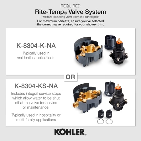 A large image of the Kohler K-TS6908-4A Info Guide