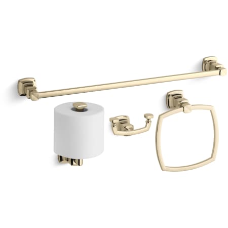 A large image of the Kohler Margaux Better Accessory Pack 1 French Gold