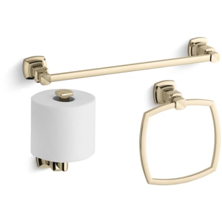 A large image of the Kohler Margaux Good Accessory Pack 2 French Gold