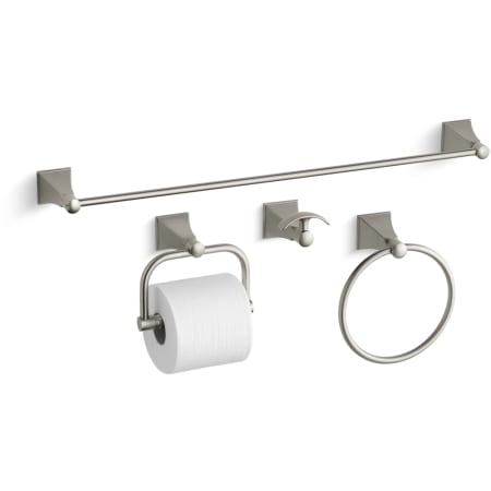 A large image of the Kohler Memoirs Stately Better Accessory Pack 1 Brushed Nickel