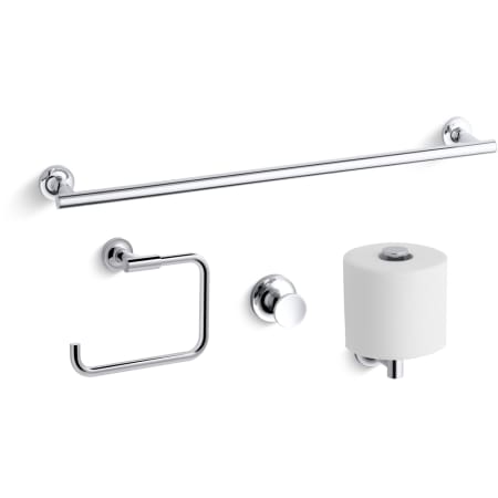 A large image of the Kohler Purist Better Accessory Pack 1 Polished Chrome