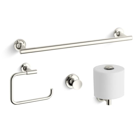 A large image of the Kohler Purist Better Accessory Pack 2 Polished Nickel