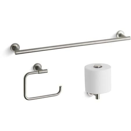 A large image of the Kohler Purist Good Accessory Pack 1 Brushed Nickel