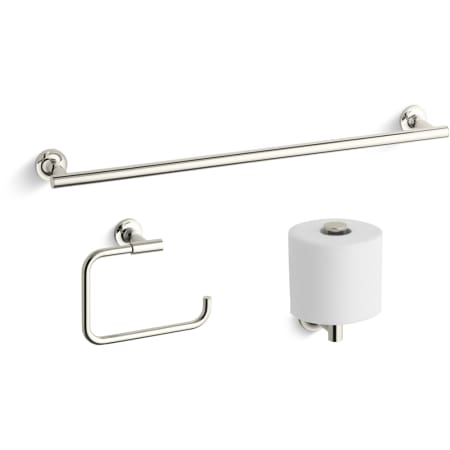 A large image of the Kohler Purist Good Accessory Pack 1 Polished Nickel