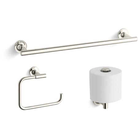 A large image of the Kohler Purist Good Accessory Pack 2 Polished Nickel
