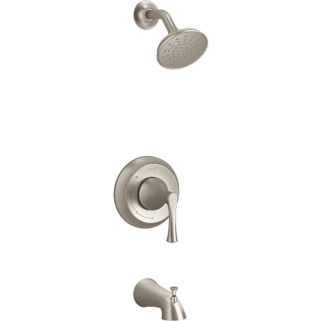 A large image of the Kohler K-TS35937-4G Vibrant Brushed Nickel