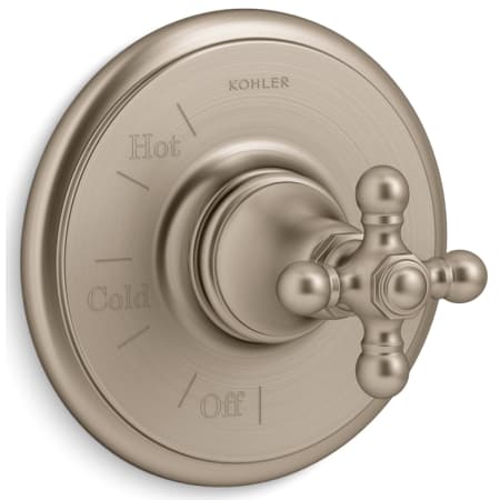 A large image of the Kohler K-TS72767-3 Vibrant Brushed Bronze