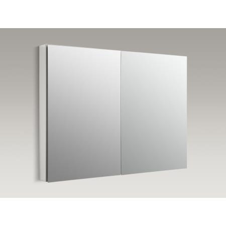 A large image of the Kohler Catalan 40 Inch Cabinet Combo Satin Anodized Aluminum