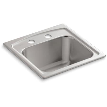 A large image of the Kohler K-3349-2 Stainless Steel