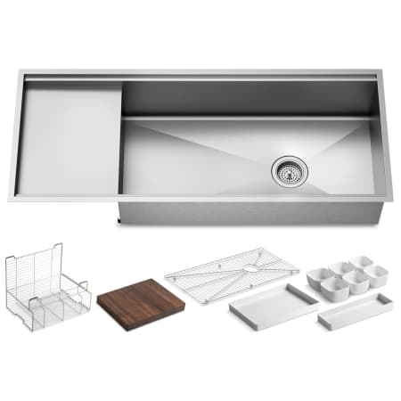 A large image of the Kohler K-3761 Stainless Steel