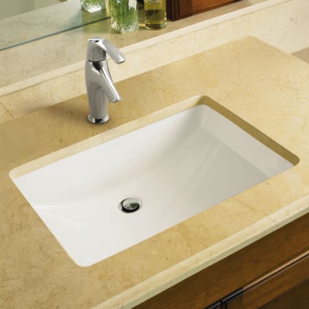 Kohler K 2214 0 White Ladena 20 7 8 X 14 3 1 Undermount Bathroom Sink With Overflow Faucetdirect Com - Kohler Ladena 18 3 8 Undermount Bathroom Sink