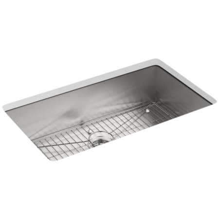 A large image of the Kohler K-3821-1 Stainless Steel