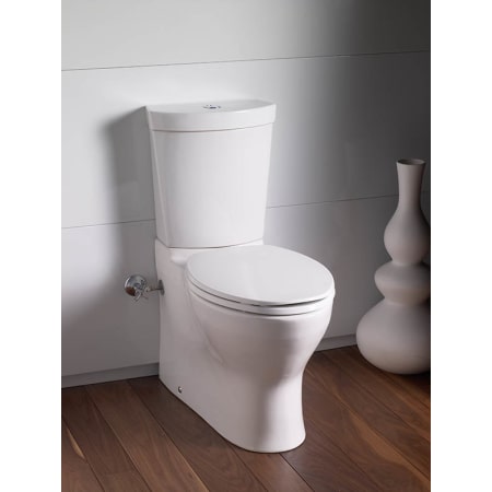 Kohler K 3654 0 White Persuade Two Piece Elongated Toilet With 12 Rough In Faucetdirect Com - Kohler Persuade Toilet Seat Installation