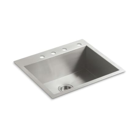 A large image of the Kohler K-3822-4 Stainless Steel