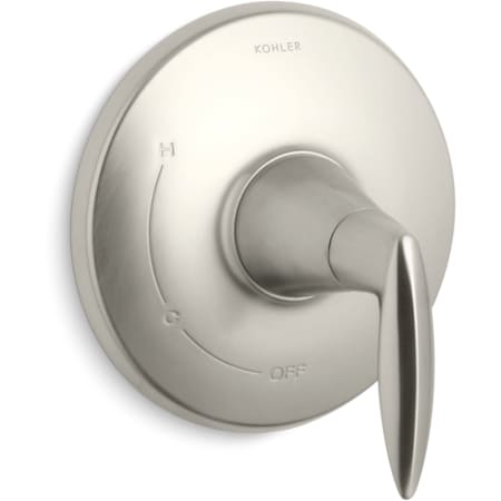 A large image of the Kohler K-TS45110-4 Vibrant Brushed Nickel